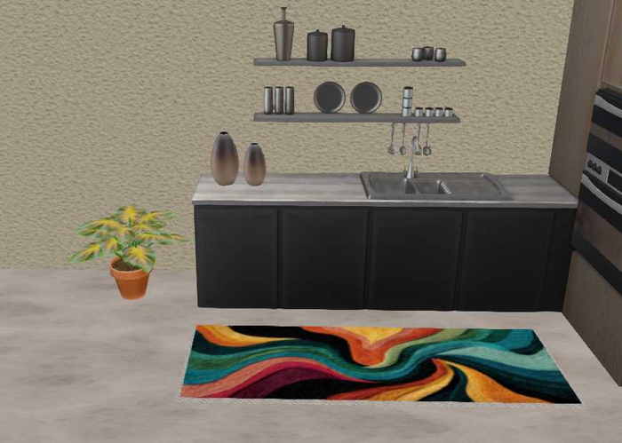 Hallway & kitchen Rug #055