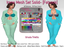 7264 Anette Mesh Set Plain - [Fatpack]