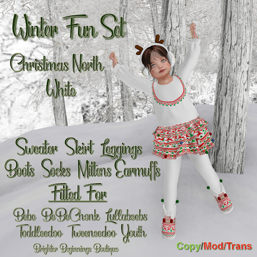 Christmas North Set - WHITE