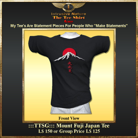 :::TTSG:::  Mount Fuji Japan Tee