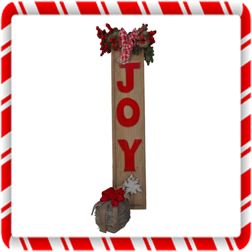 Joy Holiday Wood Sign