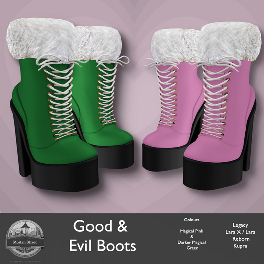 Mostyn St - Good & Evil Boots