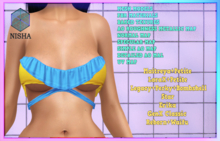 FULL PERM TOP Nisha - Marlee top full perm mesh