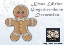 {You&Me Designs} Xmas Edition Gingerbread Man attach