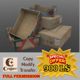 Fresh Garden Vegetable Box Decor Crate – Full Perm