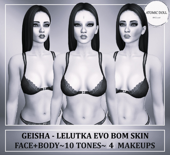 DEMO Woman Skin Geisha Makeup