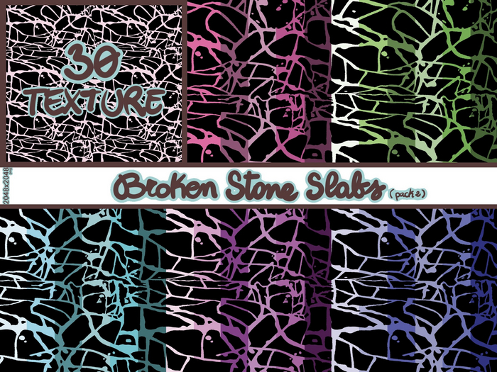Broken Stone Slabs (pack2)