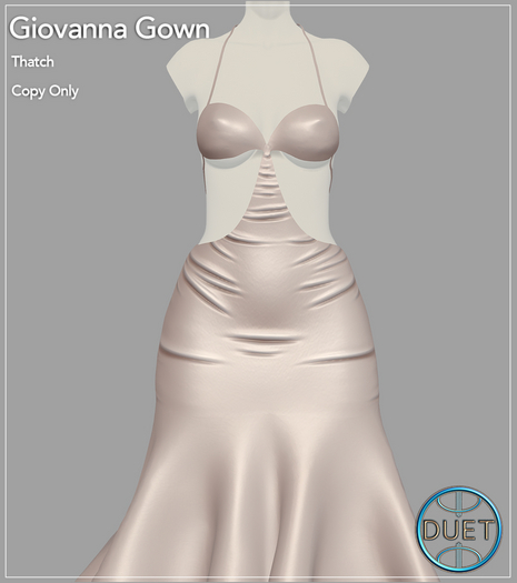 Duet Giovanna Gown Thatch 