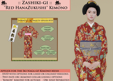Zashiki-gi :: Iki Naga-gi! Applier "Red HanaZukushi"