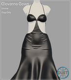 Duet Giovanna Gown Licorice