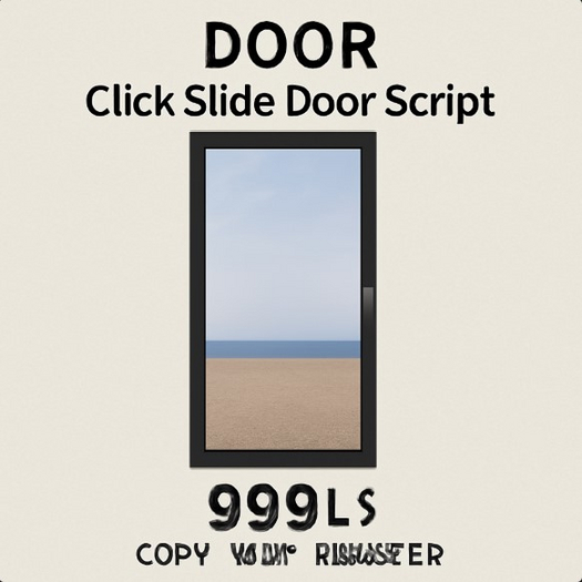 DOOR Click Slide Door Script