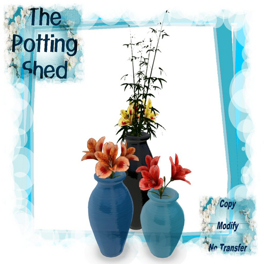 [TPS] Painted Pot Vases