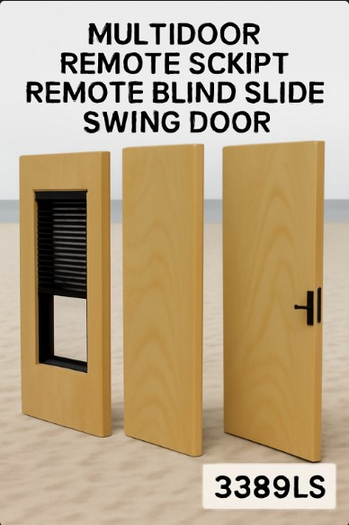 Multidoor remote script Remote Blind Slide Swing Door
