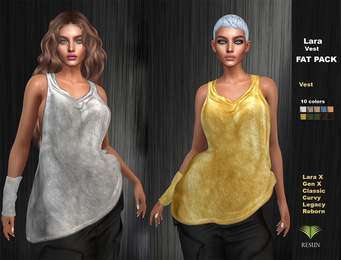 Res_Lara Long Vest Fat Pack