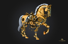 Steampunk Stallion – Mechanical Clockwork Horse Sculpture