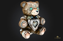 Steampunk Cyber Bear – Mechanical Clockwork Plush Decor