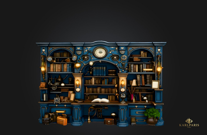 Library Enchanted – Magical Arcane Bookshelf Decor