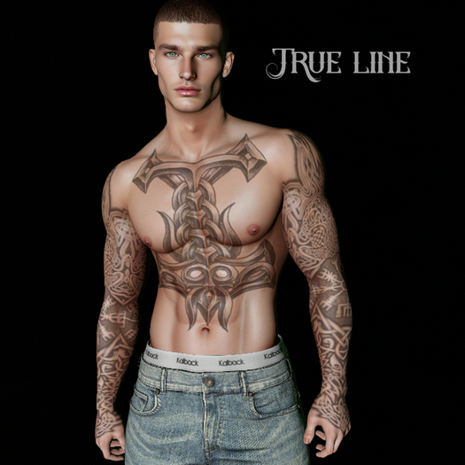 True Line CELTIC tattoo (BOM)