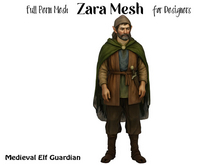 ZM PBR Medieval Elf Guardian FULL PERM MESH
