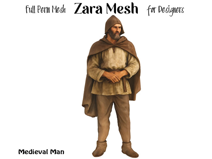 ZM PBR Medieval Man FULL PERM MESH