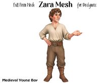 ZM PBR Medieval Young Boy FULL PERM MESH