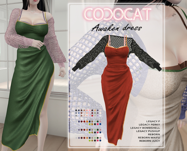 .cococat. Awaken dress - Red