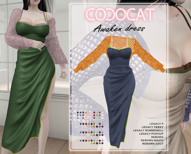 .cococat. Awaken dress - Navy