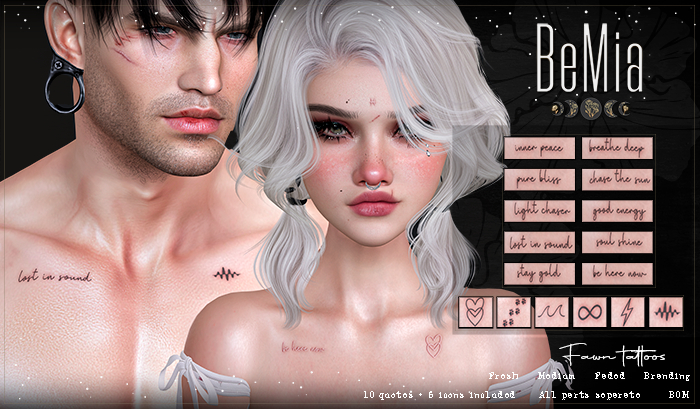 BeMia. Fawn tattoos - (Add)