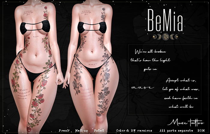 BeMia. Muse tattoo 
