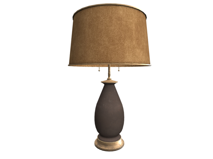 10.DD Autumn Manor Lamp Boxed