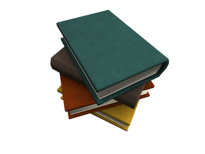 10. {RW} Bibliophile Gacha - Book Stack Stool B