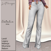 La Feminique Natalie Pants White