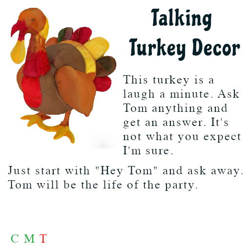 **Eagle's Decor** Talking Turkey