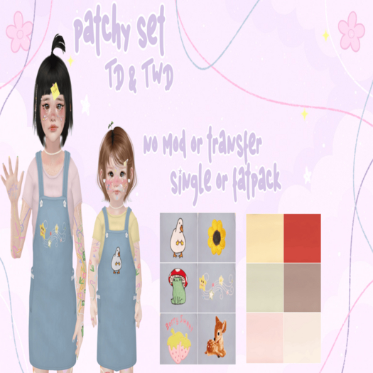 fairiebum - patchy set fatpack <3