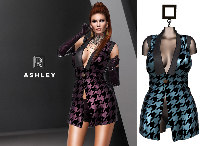RAPTURE-Top Ashley-Retro Blue