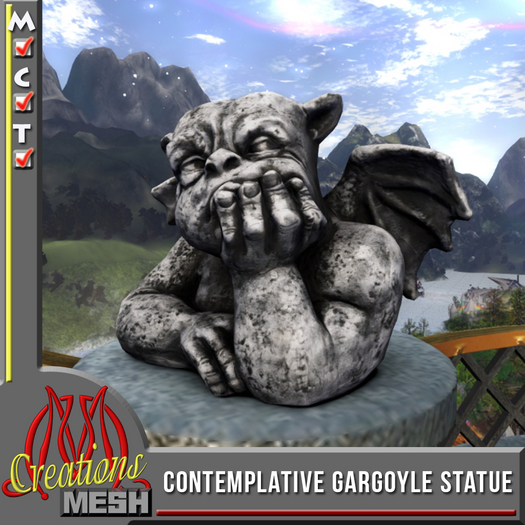 Contemplative Gargoyle FP box, what is he thinking...