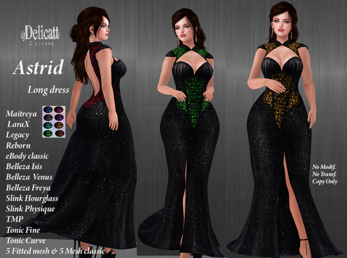 Delicatt Couture - ASTRID LONG DRESS V.25/26♥Nov.12♥2025♥