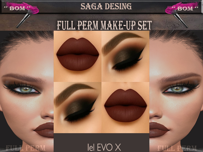 ''SaGa Design'' Full Perm Make-up New Set 021