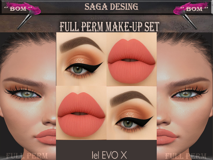 ''SaGa Design'' Full Perm Make-up New Set 023