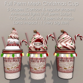 * Full Perm Mesh * Animated Christmas Cup *