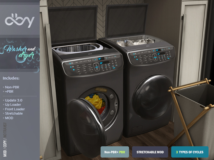 Flex Washer and Dryer [Dark] updated