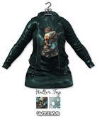 Graffitiwear Teal Biker Chick