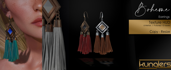 KUNGLERS - Boheme earrings DEMO