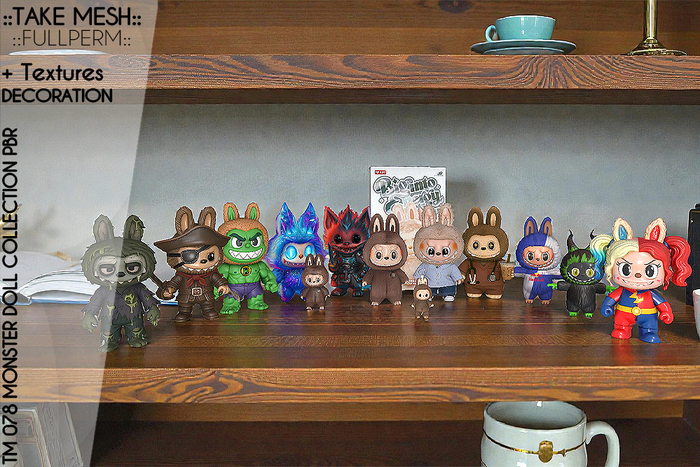 ! TakeMesh - TM 078 MONSTER DOLL COLLECTION PBR