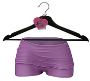 $GW$ Wayda Fold Over Shorts - PURPLE
