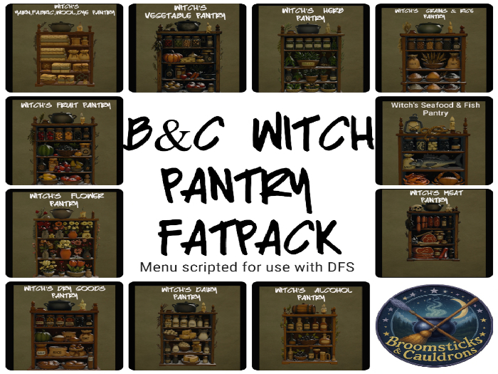 B&C Witch Pantry Fatpack  DFS