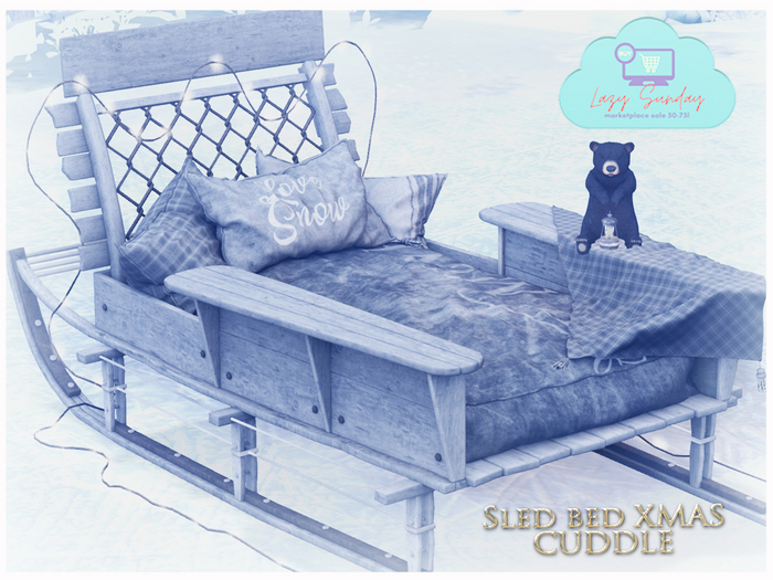 EVH Sled bed XMAS CUDDLE