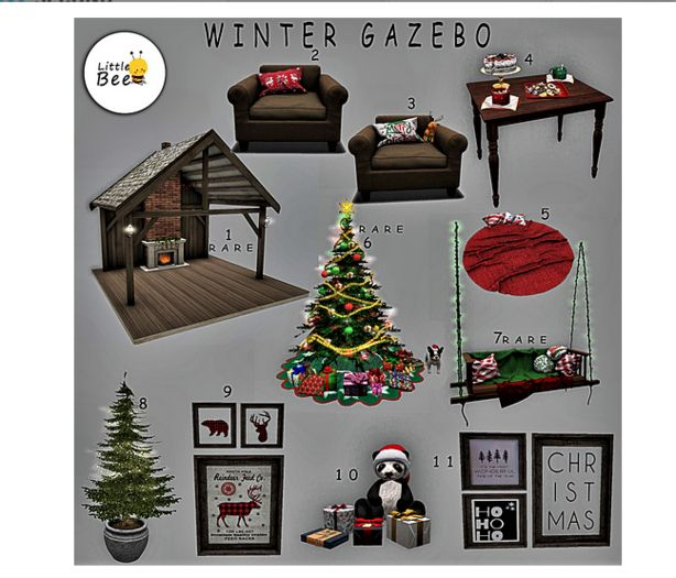 08 - Little Bee Winter Gazebo