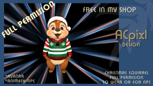 Christmas Squirrel wear-npc