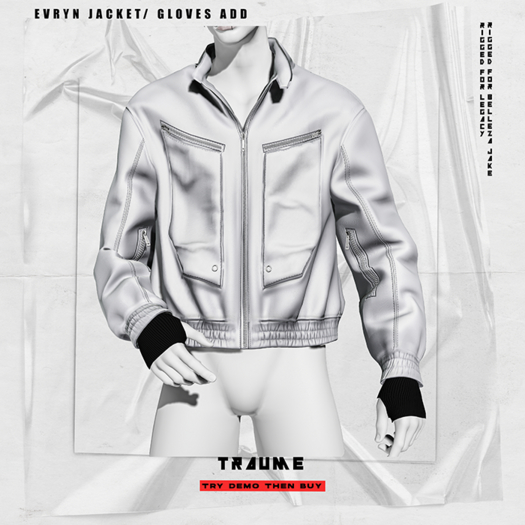 [Traume] Evryn jacket white